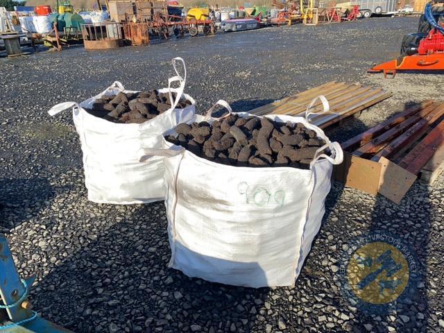 2x Tote bags of peat