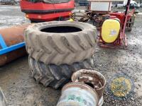 600 R38 Tyres x2 - 3