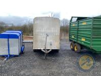 12ft ifor Williams Sheep/ cattle trailer 7ft high with decks lights working - 2