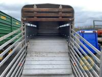 12ft ifor Williams Sheep/ cattle trailer 7ft high with decks lights working - 7