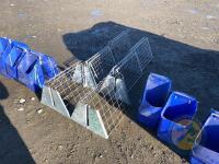6 double hurdle hayracks for sheep