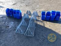 6 double hurdle hayracks for sheep - 3