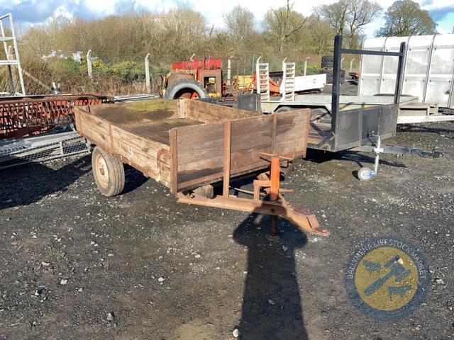 Wooden 9x5 flat trailer