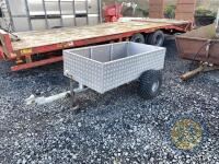 Quad trailer chequered plate - 2