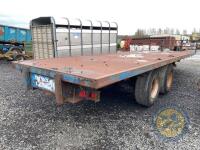 Approx 26ft 17 bale trailer - 8