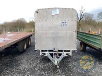 Ifor williams 12ft DP/Cattle trailer c/w dividing gates - 2