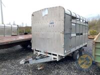 Ifor williams 12ft DP/Cattle trailer c/w dividing gates - 3