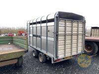 Ifor williams 12ft DP/Cattle trailer c/w dividing gates - 4