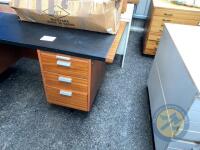 Office table with blacktop - 2