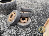 4x 6 Stud tyres & rims 215/75/175 - 2
