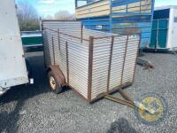 7 4 x 4 7 Aluminium sides & floor trailer