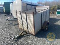 7 4 x 4 7 Aluminium sides & floor trailer - 2