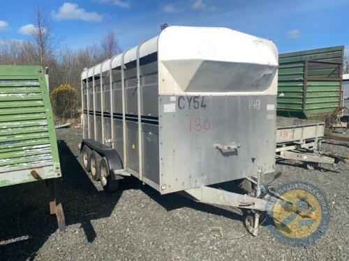 14ft hudson sheep/cattle trailer with sheep decks