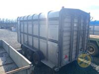 14ft hudson sheep/cattle trailer with sheep decks - 4