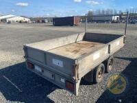Dale Kane 10x6 flat bed trailer lights & brakes working, 4 new tyres - 6