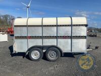 12 ft Bateson livestock trailer All LED lights & brakes working - 8