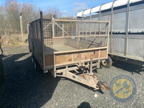 Ifor Williams 12x 6 6 dropside trailer with sides