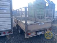 Ifor Williams 12x 6 6 dropside trailer with sides - 7
