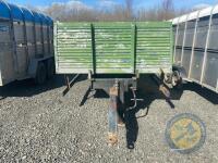 22x7ft beaver tail sprung axle bale trailer - 2