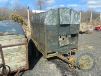 Approx 8x5 wooden stock trailer
