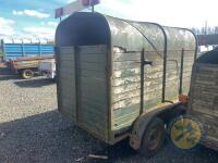 Approx 8x5 wooden stock trailer - 5