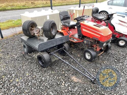 Westwood ride on tractor with trailer & spare wheel, no cutting deck