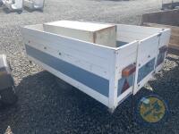 8x5 tandem axle car trailer with tool chest - 3