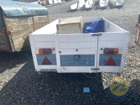 8x5 tandem axle car trailer with tool chest - 4