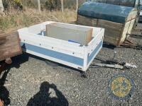 8x5 tandem axle car trailer with tool chest - 6
