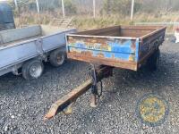 Fleming single axle tipping trailer - 2