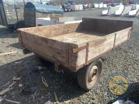 9x5 Wooden flat trailer - 5