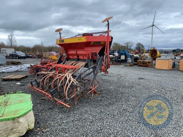 KRM cereal drill with control box