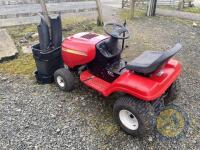 Raqlly ride on lawnmower lawn tractor decks removed - 5
