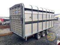 triaxle DP 120 Ifor Williams sheep trailer with decks - 7
