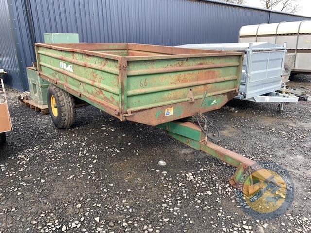 Frazer tractor tipping trailer single axle 10'6x7