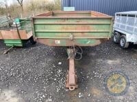 Frazer tractor tipping trailer single axle 10'6x7 - 2