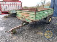 Frazer tractor tipping trailer single axle 10'6x7 - 3