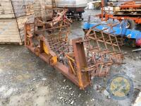 5 section McMaster hydraulic harrow
