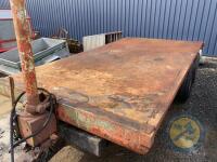 Flat tipping trailer - 3