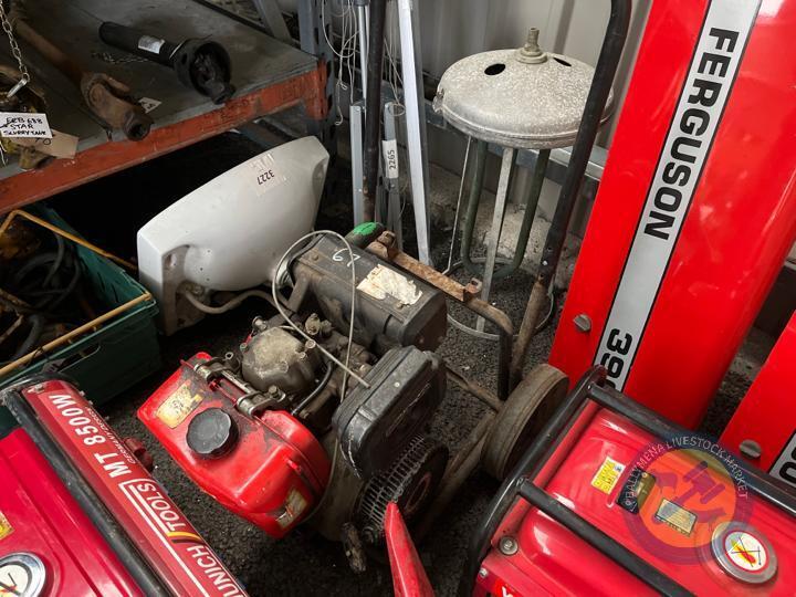 Yanmar diesel engine with trolley