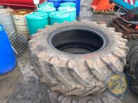 Full set of tractor tyres 2x 650-65-r42 & 2X 240-65-R30 - 5