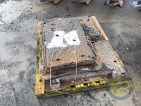 3x cast iron manhole covers - 2