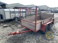 Tandem axle car trailer 8ft x4'4 - 2