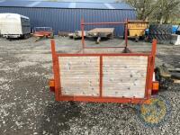 Tandem axle car trailer 8ft x4'4 - 4