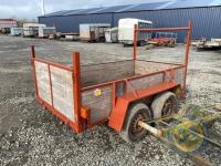 Tandem axle car trailer 8ft x4'4 - 5
