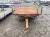 10x5 Single axle flatbed trailer - 2