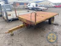 10x5 Single axle flatbed trailer - 3