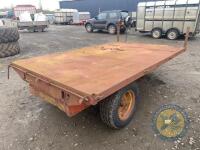 10x5 Single axle flatbed trailer - 5