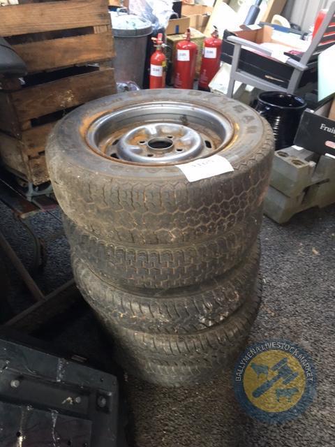 5x MK2 escort steel rims