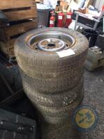 5x MK2 escort steel rims - 2